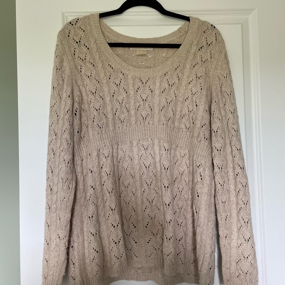 MICHAEL KORS Cable Knit Sweater, XL